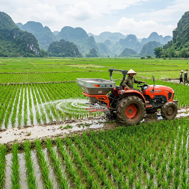 Kỹ thuật bón phân NPK đúng cách cho lúa: 4 đúng tăng năng suất 30%
