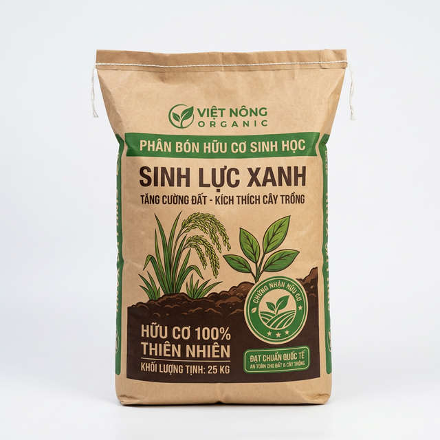 Phân hữu cơ sinh học Sinh Lực Xanh