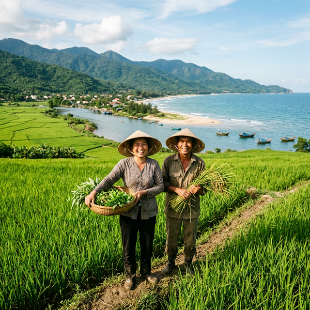 Miền Trung — Xanh tươi bên biển