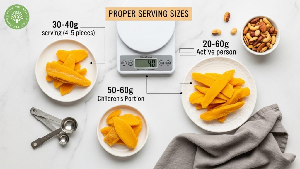 dehydrated mango nutrition