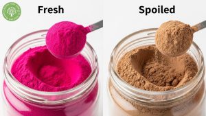 dragon fruit powder shelf life storage