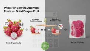dried bred dragon fruit vs fresh