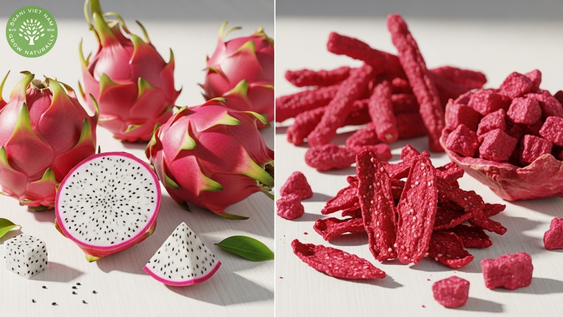 dried bred dragon fruit vs fresh