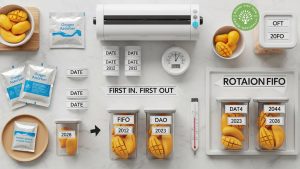 how to store dried mango shelf life