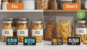 low sugar dried mango