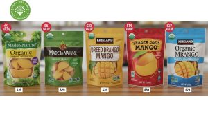 organic dried mango