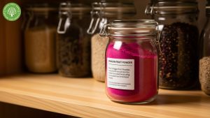 organic red dragon fruit powder