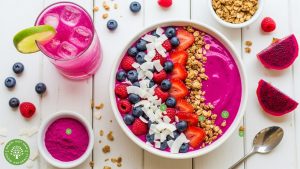 powdered red pitaya