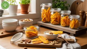soft dried mango