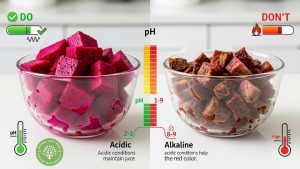 what makes red dragon fruit red
