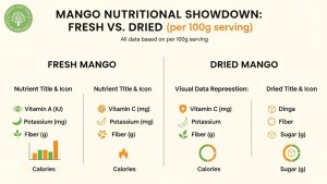 nutrients in dried mango