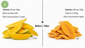 nutrients in dried mango