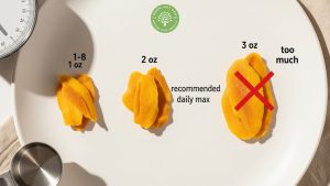 nutrition dried mango