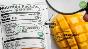 nutrition dried mango