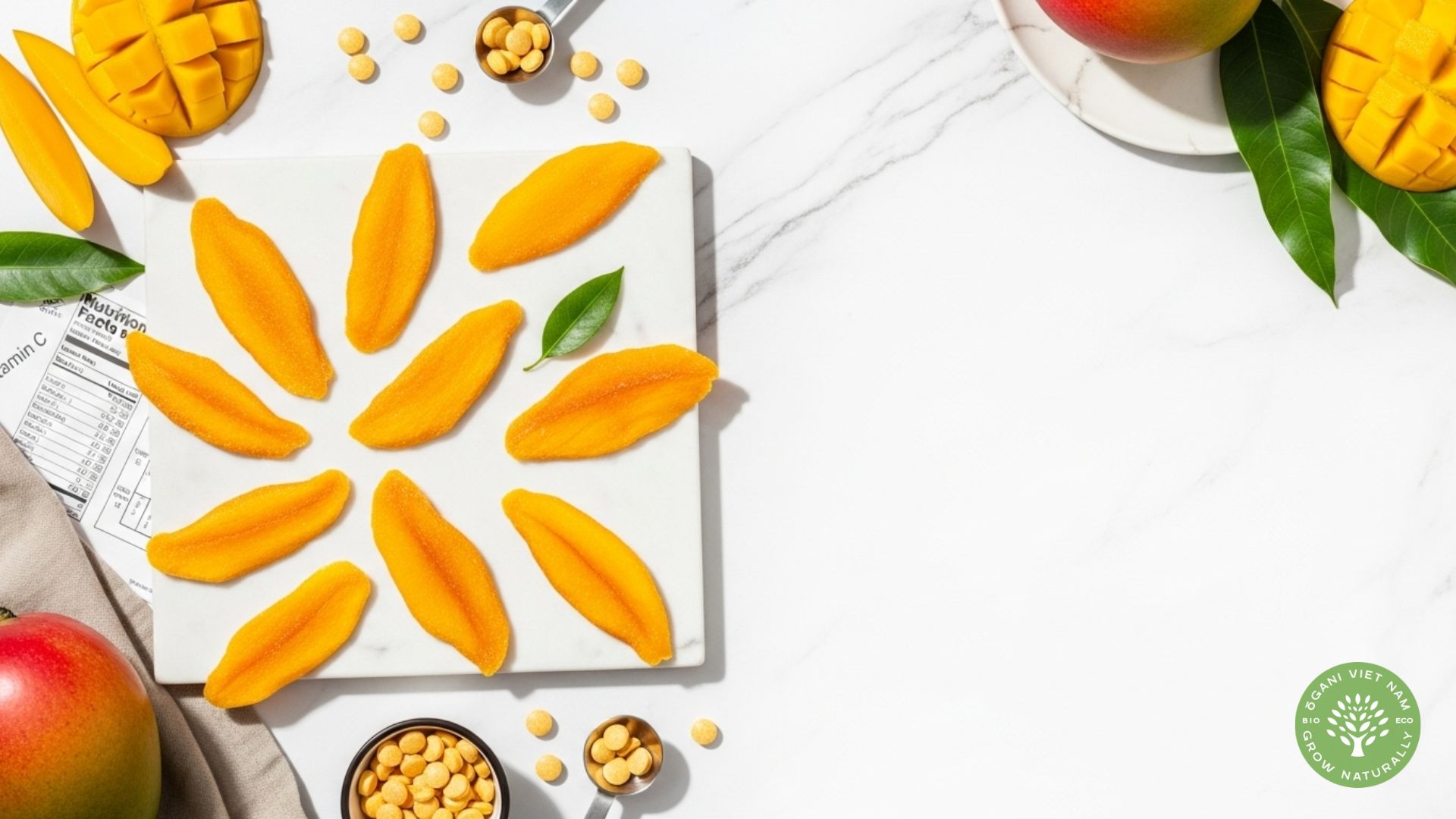 nutrition dried mango