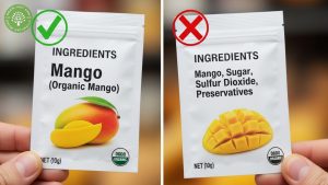 nutrition in dried mango