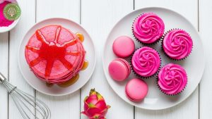 pink dragon fruit powder