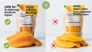 potassium in dried mango