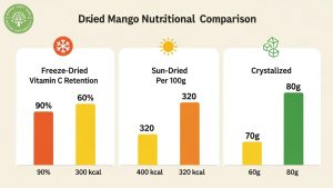 types of dried mango